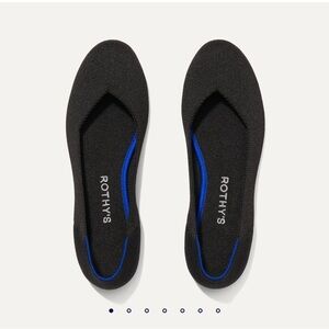 Rothy's Women's Black Flats/ the “flat”